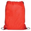 Nylon Drawstring Bags Red